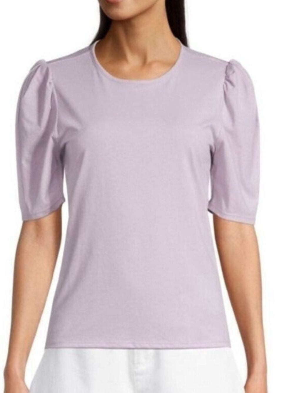 Part Two Lilac Short Sleeve Puff Top size Medium’